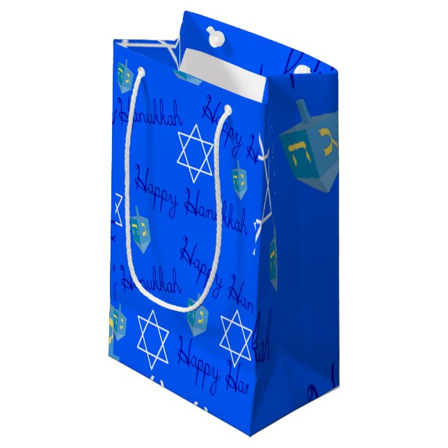 Petit Sac Cadeau Hanukkah (Devant Angle)