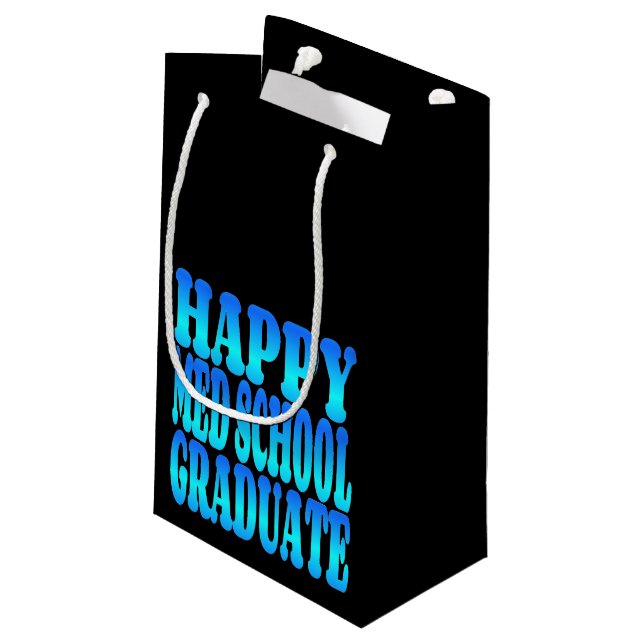Petit Sac Cadeau Happy Med School Graduate (Dos Angle)