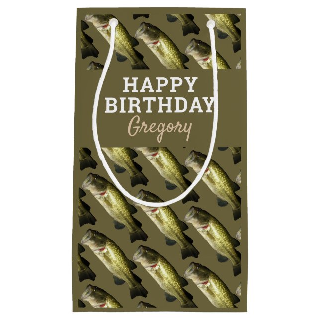 Petit Sac Cadeau Hobby Birthday Mens Personnalisé (Devant)