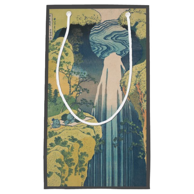 Petit Sac Cadeau Hokusai Amida Cascade Japon (Devant)