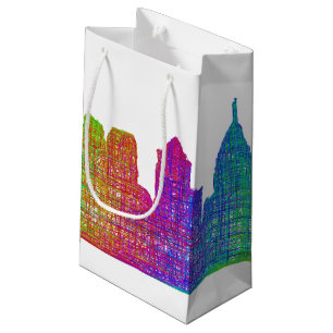 Petit Sac Cadeau Horizon de Philadelphie