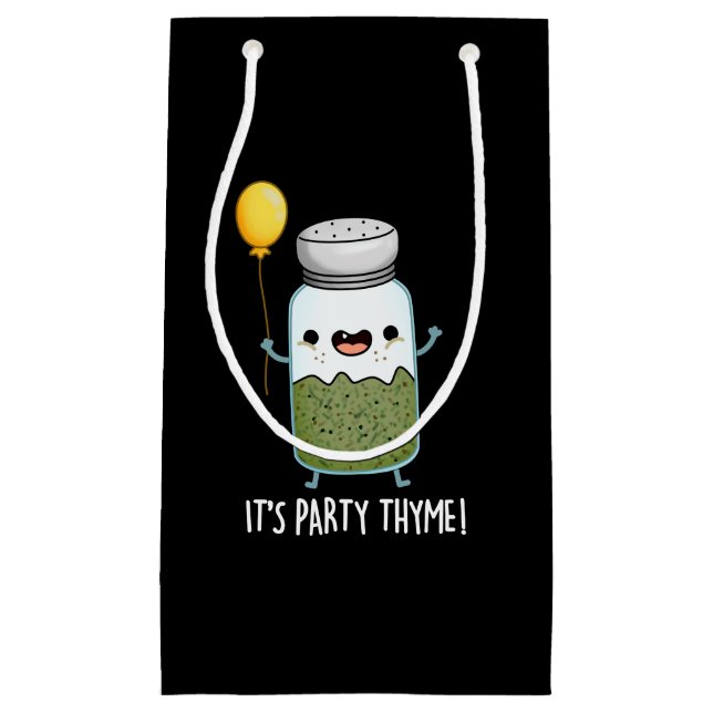 Petit Sac Cadeau I Herb It's Pun Thyme Funny Food Herb Pun (Devant)