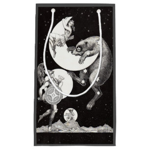 Petit Sac Cadeau Illustration de la nuit du dieu de l'univers du ci