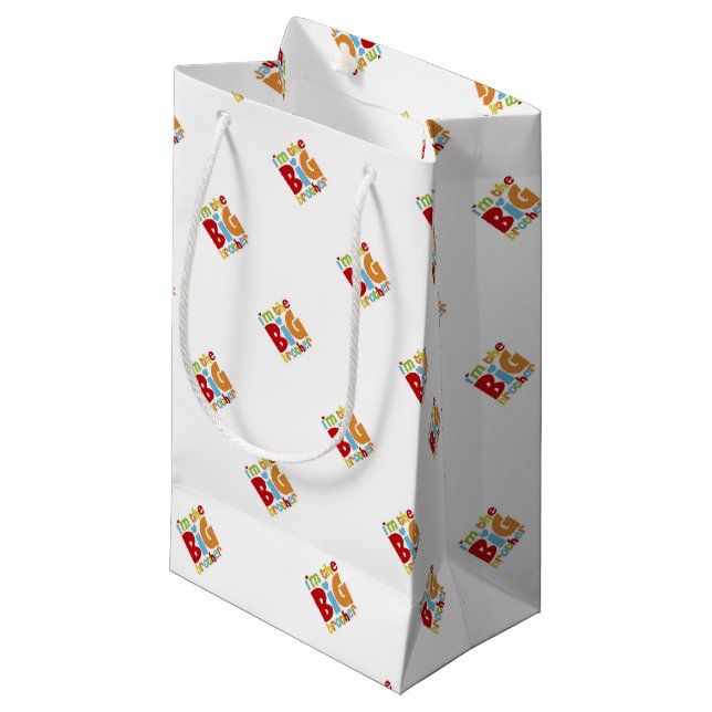 PETIT SAC CADEAU IM LE FRÈRE (Devant Angle)