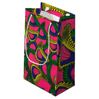 Petit Sac Cadeau Impression africaine