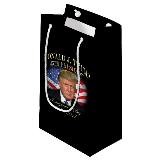Petit Sac Cadeau Inauguration commémorative du Président Donald Tru (Devant Angle)