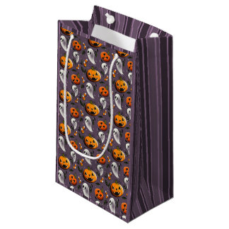 Petit Sac Cadeau Jack-o-Ghost Violet
