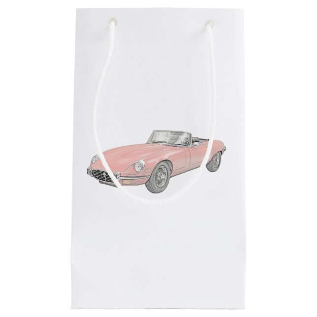 Petit Sac Cadeau Jaguar XKE 1972 (Devant)