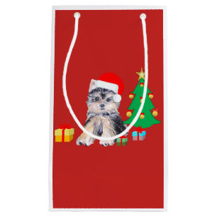 Petit Sac Cadeau Je suis contigu perrito de Noël
