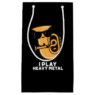 Petit Sac Cadeau Jouer Métal Lourd Funny Tuba Pun Dark BG