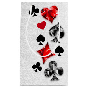 Petit Sac Cadeau Joueur de poker Joueur de cartes de jouer costumes