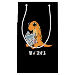 Petit Sac Cadeau Journal Drôle Journal Newt Pun Dark BG