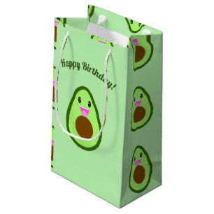 Petit Sac Cadeau Joyeux anniversaire de Cute Kawaii Avocado