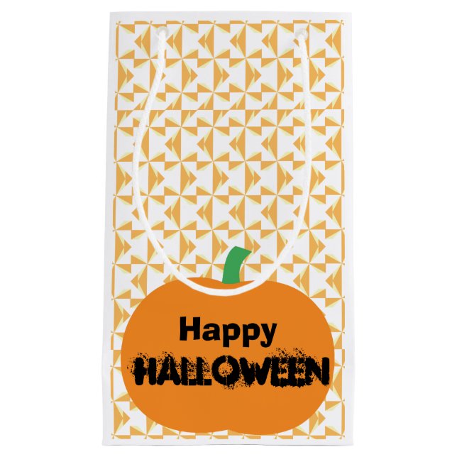 Petit Sac Cadeau Joyeux Halloween (Devant)