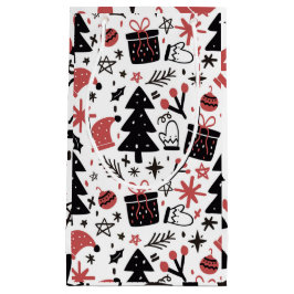 Petit Sac Cadeau "Joyeux Noël"