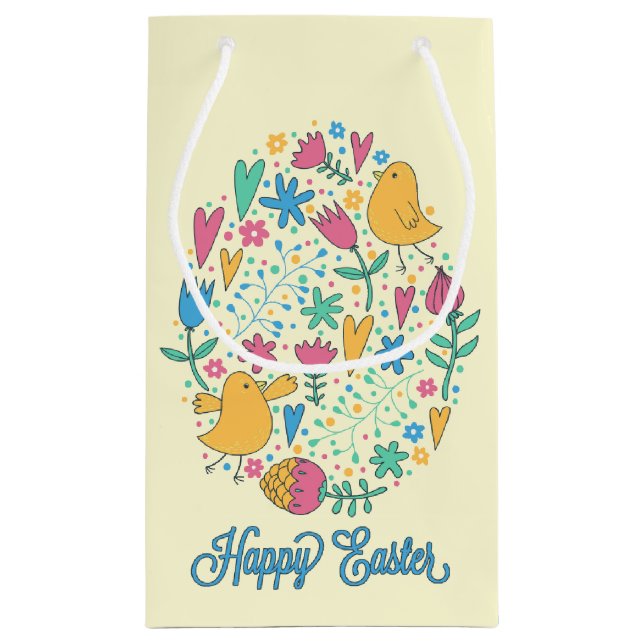 Petit Sac Cadeau Joyeux Pâques (Dos)