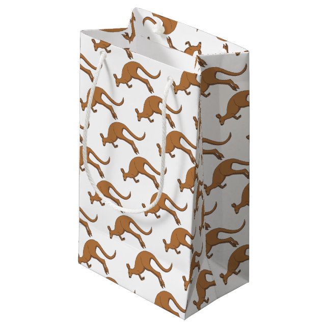 Petit Sac Cadeau Kangourou (Devant Angle)