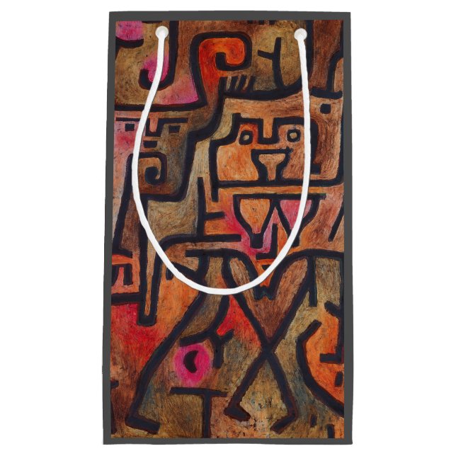 Petit Sac Cadeau Klee Expressionniste Forêt Abstraite Art Moderne (Devant)