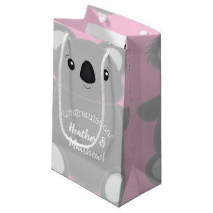 Petit Sac Cadeau Koala Baby shower fille