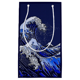 Petit Sac Cadeau La Grande Vague Hokusai Styles modernes