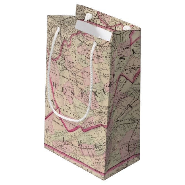 Petit Sac Cadeau La Virginie et la Virginie Occidentale (Dos Angle)