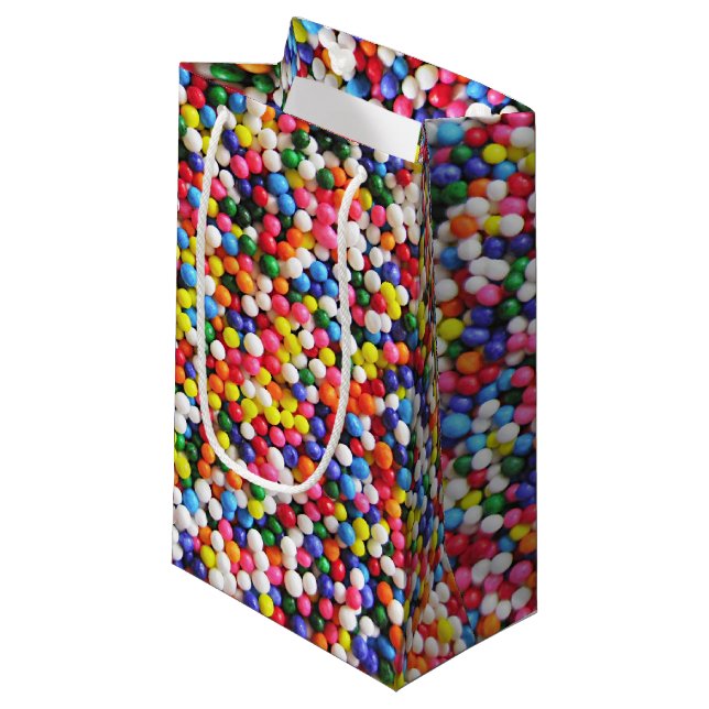 Petit Sac Cadeau L'arc-en-ciel arrose (Devant Angle)