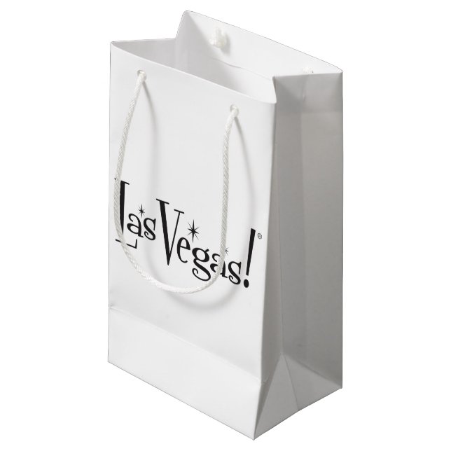 PETIT SAC CADEAU LAS VEGAS ! ® RÉTRO (Devant Angle)