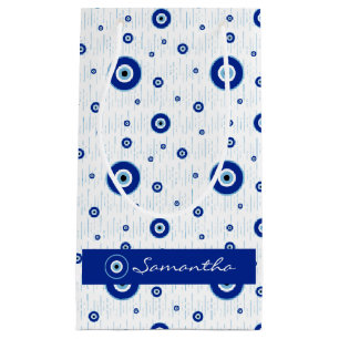 Petit Sac Cadeau Le charme traditionnel des yeux nazes bleus
