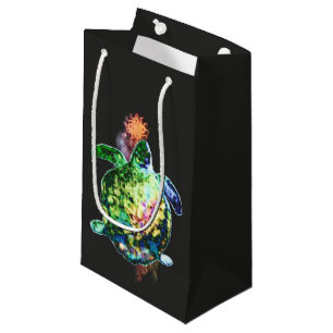 Petit Sac Cadeau Le doigt de couleur cosmique