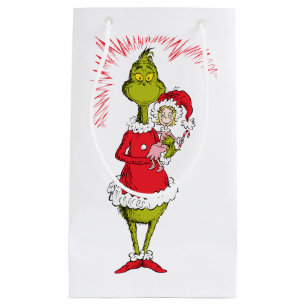 Petit Sac Cadeau Le Grinch tient Cindy Lou Who