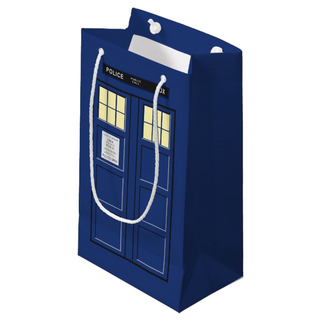 Petit Sac Cadeau Le Royaume-Uni - cabine téléphonique publique de (Devant Angle)