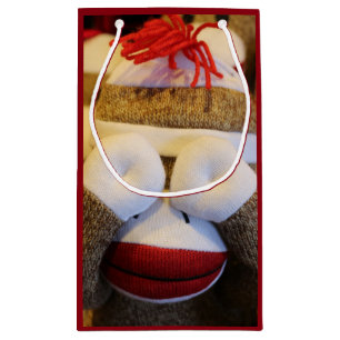 Petit Sac Cadeau Le singe de Peek-a-boo