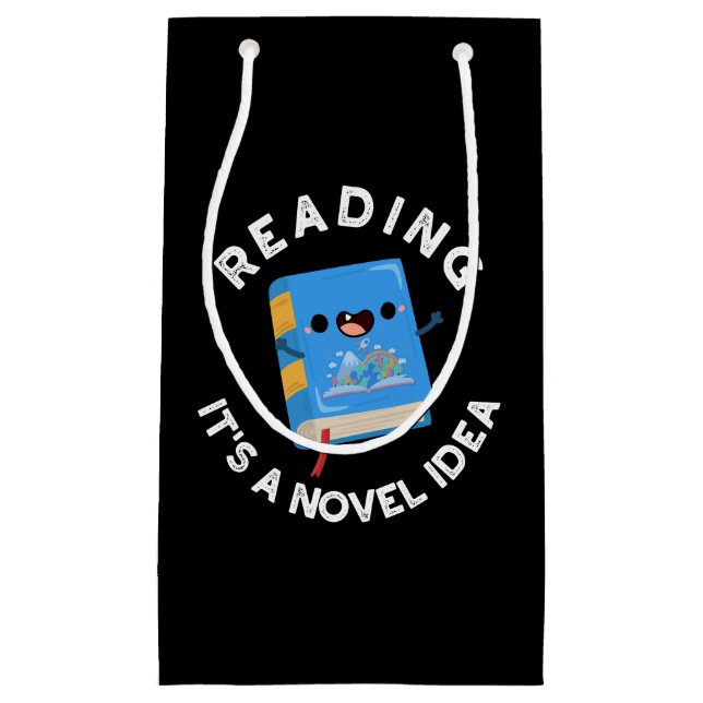 Petit Sac Cadeau Lecture C'est une idée novatrice drôle Livre Pun D (Devant)