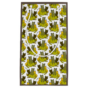 Petit Sac Cadeau Les chatons d'olive