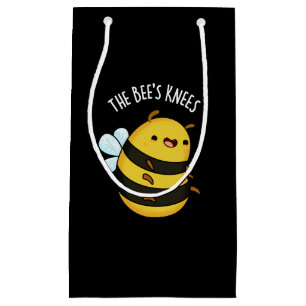Petit Sac Cadeau Les genoux des abeilles drôle Bumble Bee Pun Dark 