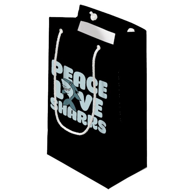 Petit Sac Cadeau Les requins de la Paix (Devant Angle)