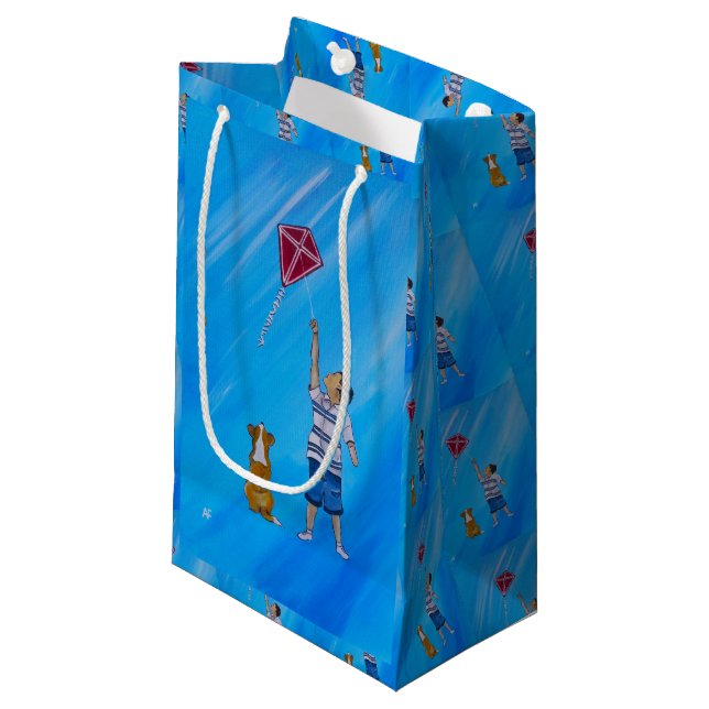 Petit Sac Cadeau Lighter than Air Painting by Alfred Fox (Devant Angle)