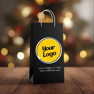 Petit Sac Cadeau Logo d'entreprise personnalisé   Cadeau d'affaires