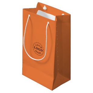 Petit Sac Cadeau Logo personnalisé Princeton Orange