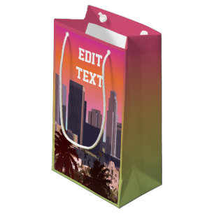 Petit Sac Cadeau Los Angeles du centre - image personnalisable