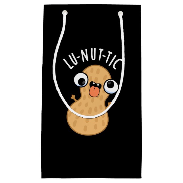 Petit Sac Cadeau Lu-noix-ic Fanny Arachides BG foncé (Devant)