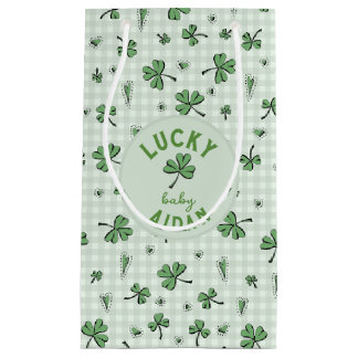 Petit Sac Cadeau Lucky Baby Green Genre Neutre St Paddys