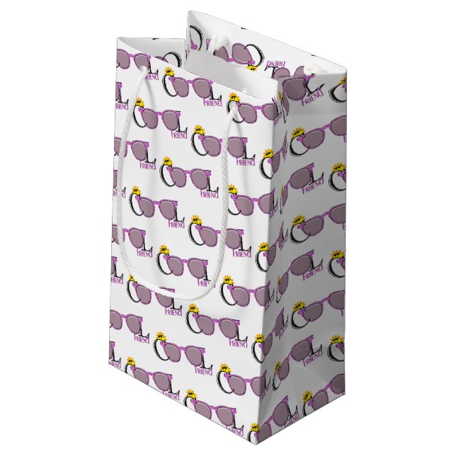 Petit Sac Cadeau Lunettes de soleil cool AMI (Dos Angle)