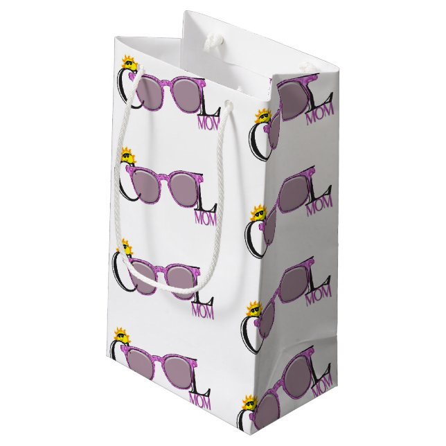 Petit Sac Cadeau Lunettes de soleil MOM cool (Dos Angle)