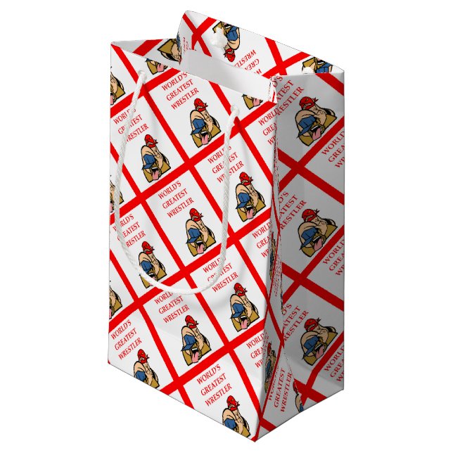 PETIT SAC CADEAU LUTTEUR (Devant Angle)