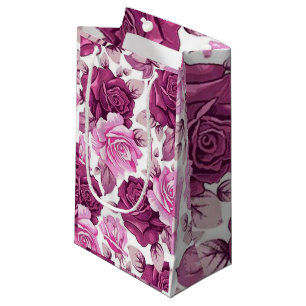 Petit Sac Cadeau Luxe floral
