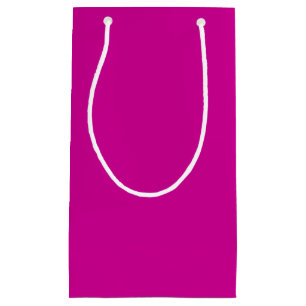 Petit Sac Cadeau Magenta Clair Uni