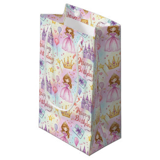 Petit Sac Cadeau Magique Princesse Anniversaire Design
