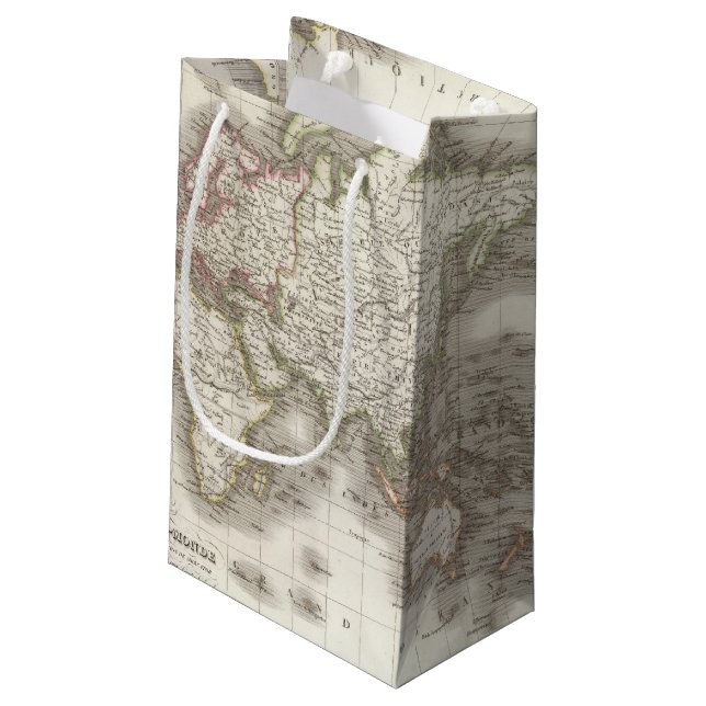 Petit Sac Cadeau Mappemonde - carte de globe (Dos Angle)
