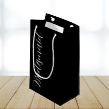 Mariage de script stylisé noir Bridesmaid